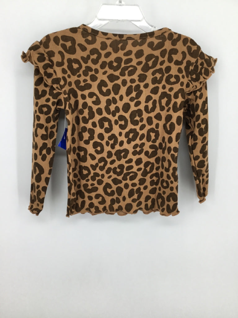 okie dokie Child Size 2 Tan Shirt - girls