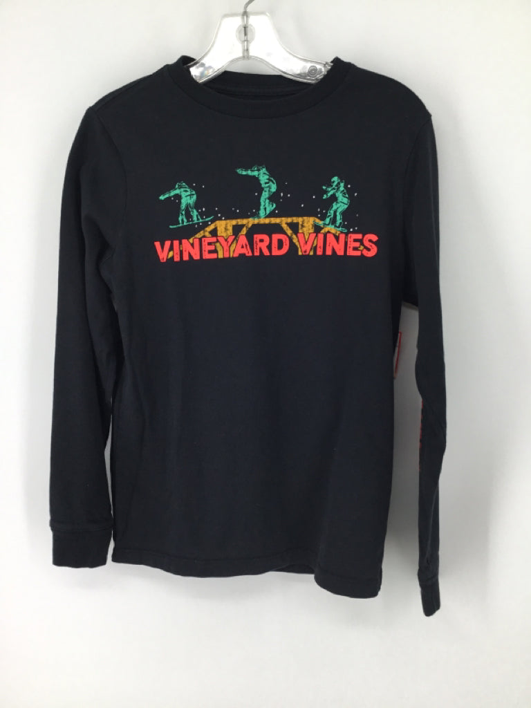 vineyard vines Child Size 8 Black screen printed T-shirt - boys