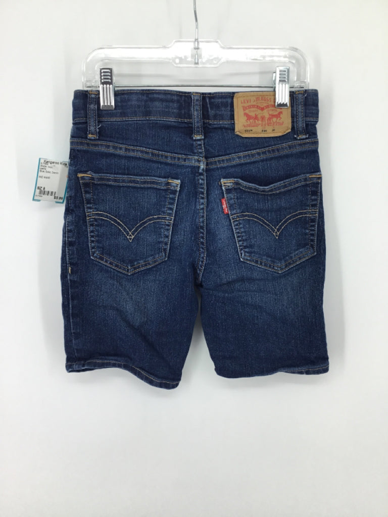 Levi's Child Size 8 Blue Solid Shorts - boys