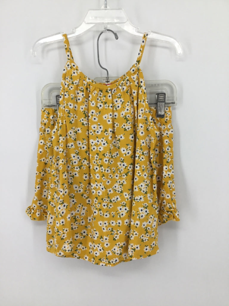 Zunie Child Size 6 Yellow Outfit - girls