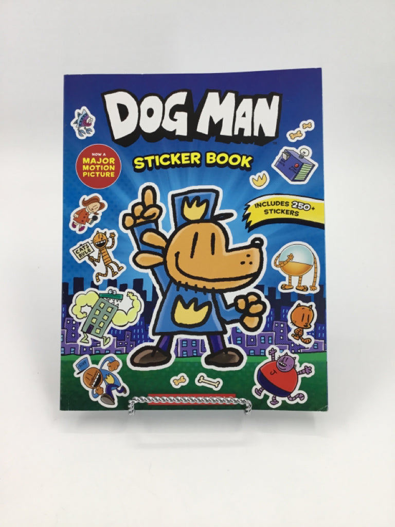 Scholastic Dogman Sticker Book Paperback Book