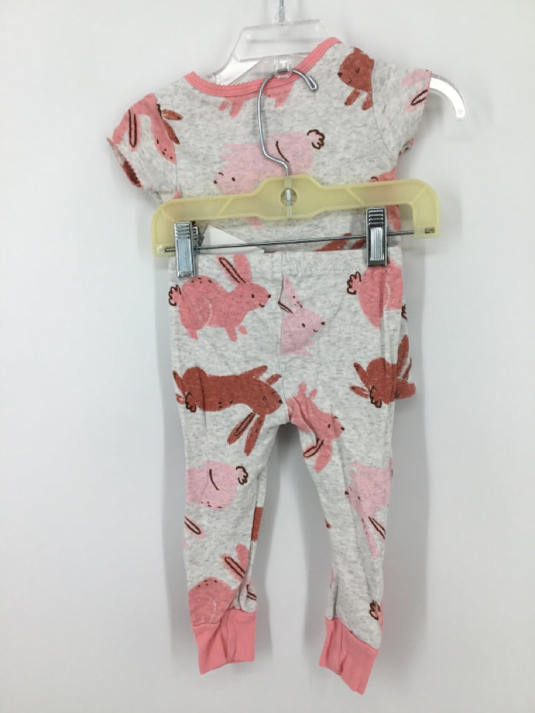 Carter's Child Size 12 Months Gray Easter Pajamas
