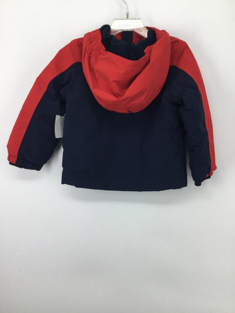 Lands' End Child Size 2 Red Solid Outerwear - boys