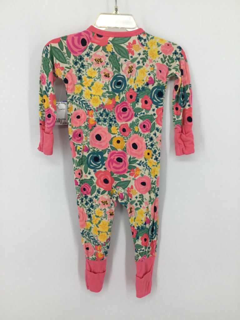 Little Sleepies Child Size 3-6 Months Pink Pajamas - girls