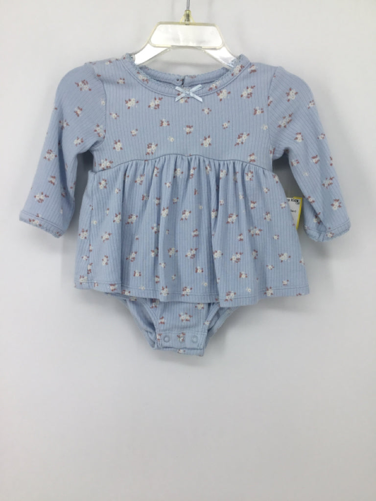 cloud island Child Size 0-3 Months Blue Outfit - girls