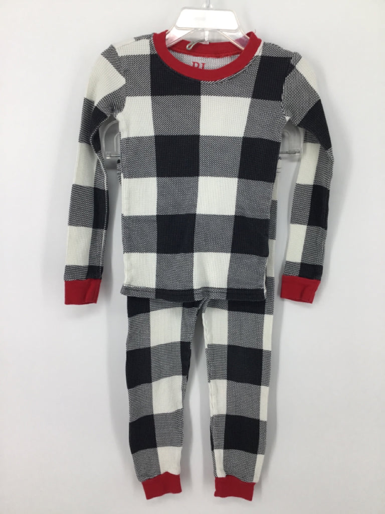 Childrens Place Child Size 3 Black Checkered Pajamas - boys