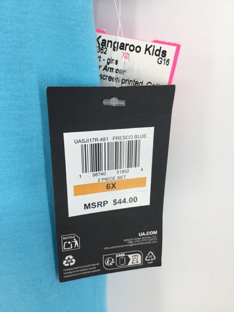 Under Armour Child Size 6 Blue T-shirt - girls