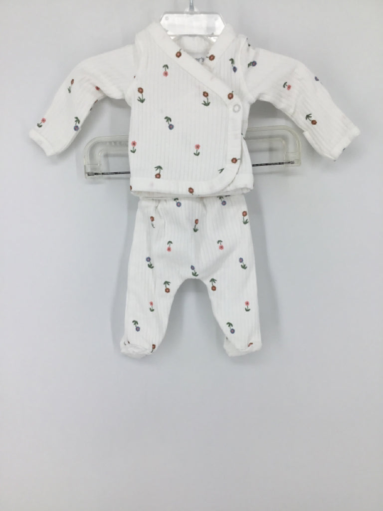 Just One You Made by Carters Child Size Preemie White Outfit - girls