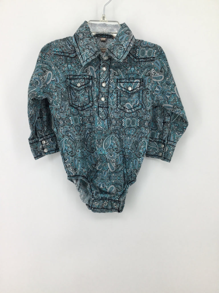 Rafter Child Size 18 Months Teal Onesie