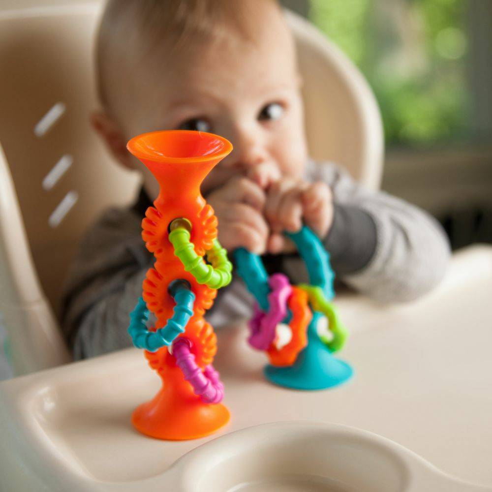 Fat Brain Toys Pip Squigz Loops - Orange