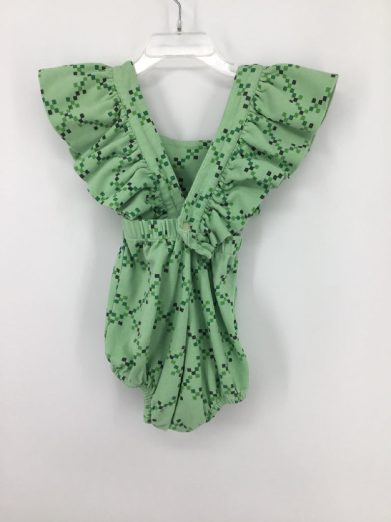 Kate Quinn Organics Child Size 18-24 Months Green Outfit - girls