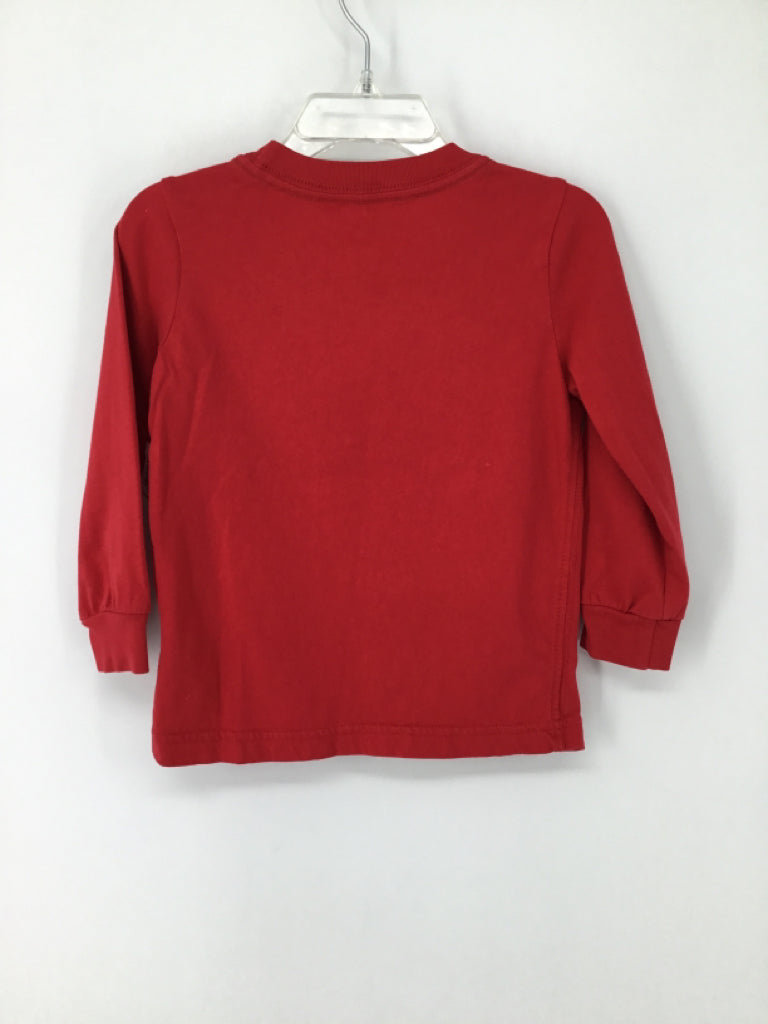 Simple Joys made by Carters Child Size 2 Red Christmas T-Shirt