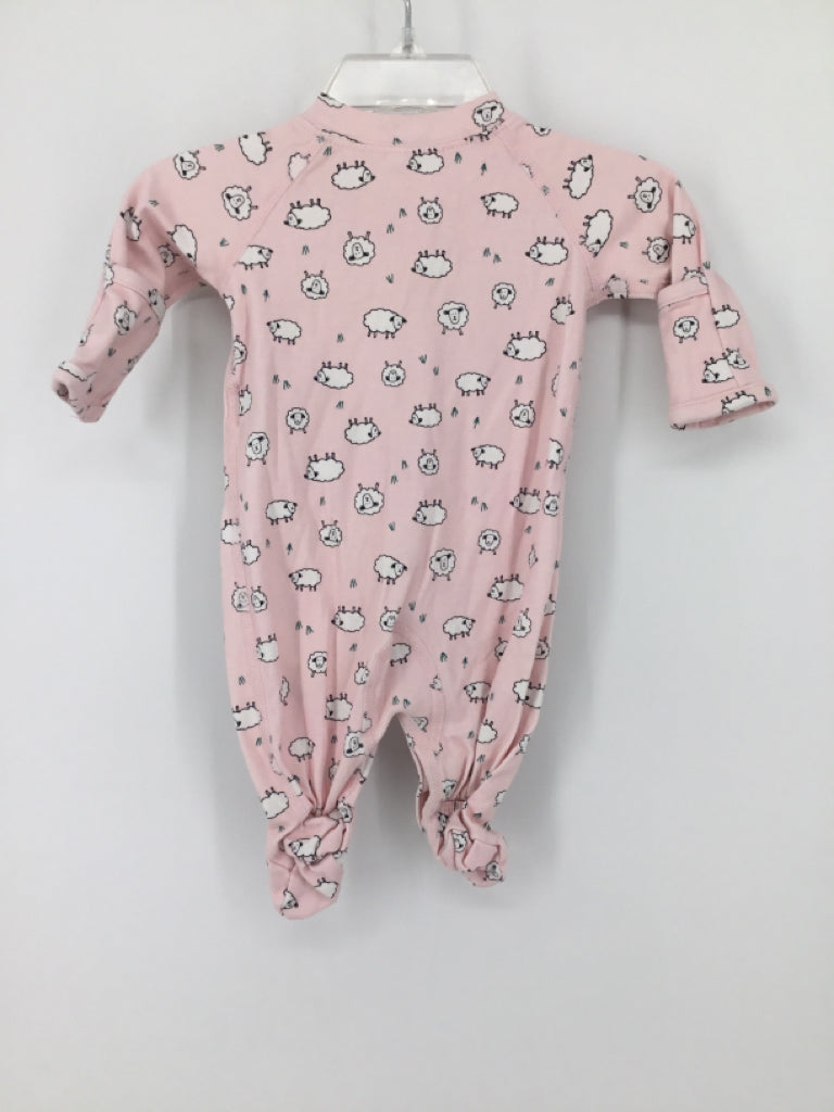 Hanna Andersson Child Size Newborn Pink Sleepers