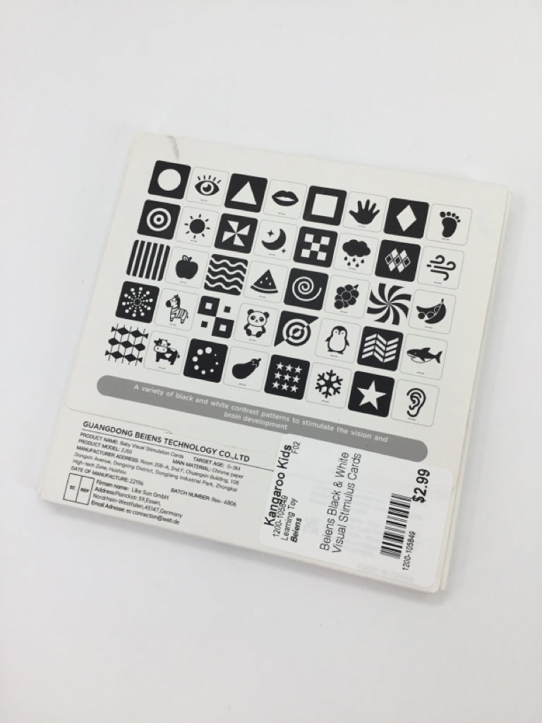 Beiens Black & White Visual Stimulus Cards