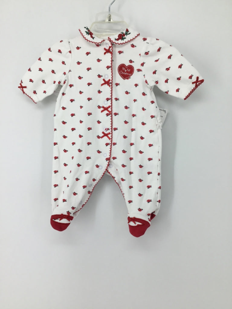 Little Me Child Size Newborn Red Christmas Sleeper