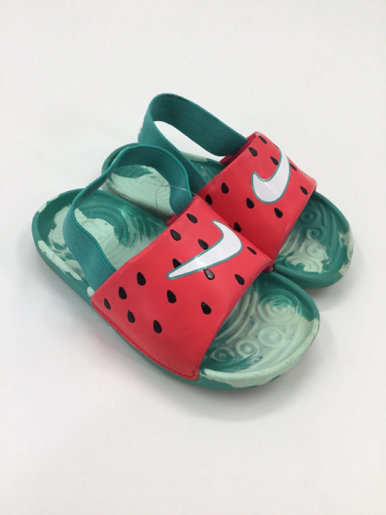 Nike Child Size 8 Toddler Multi-Color Sandals/Flip Flops
