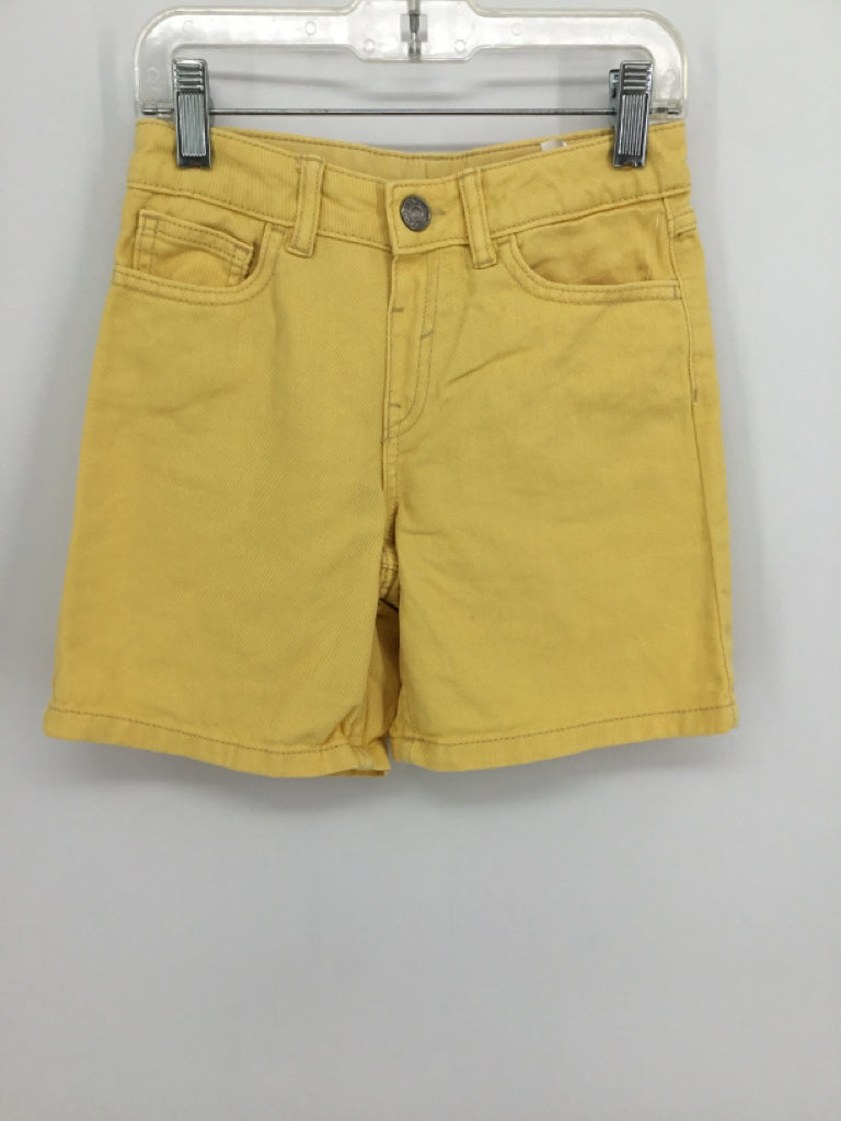 H & M Child Size 4 Yellow Solid Shorts - boys