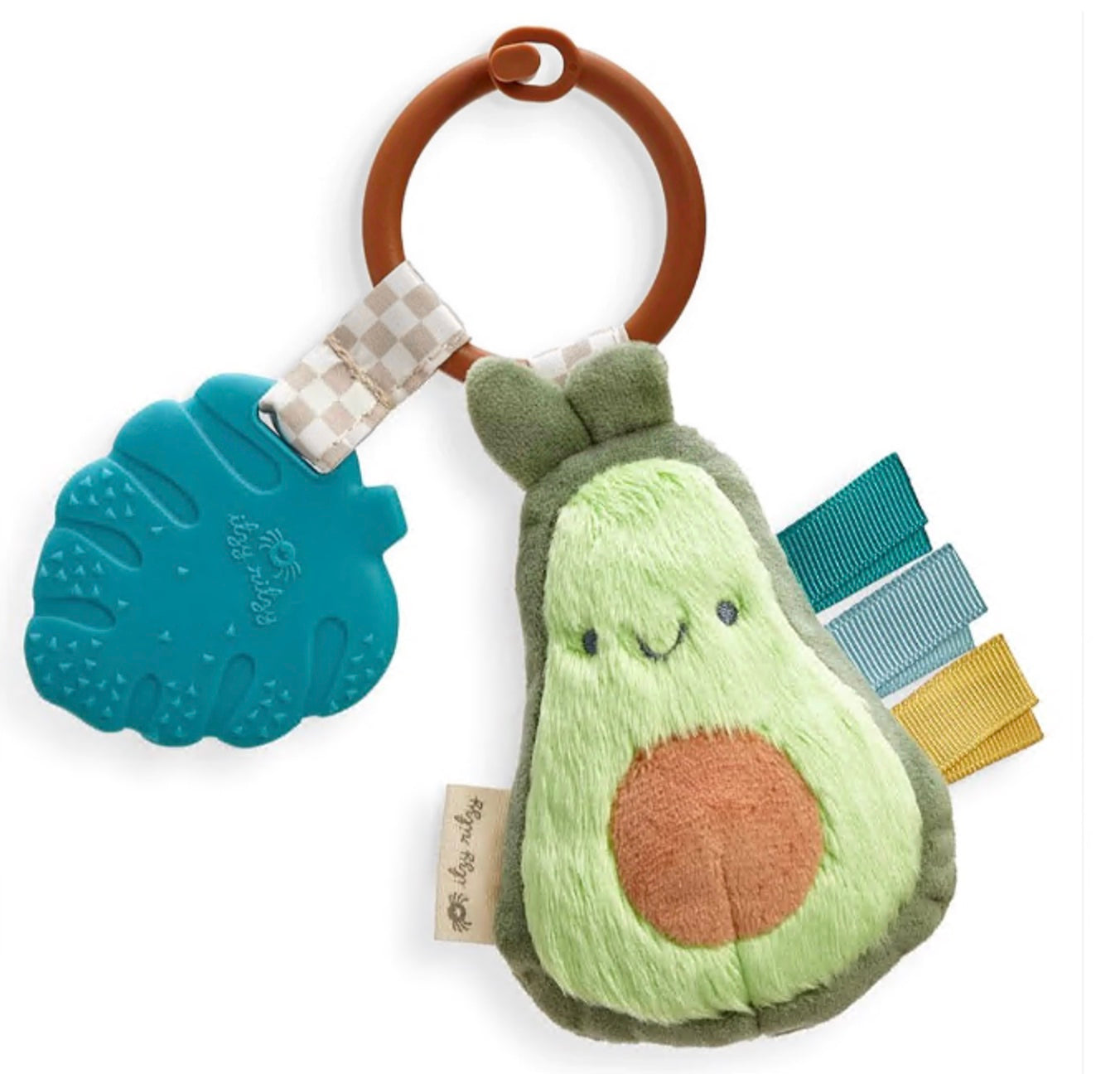 Itzy Ritzy Avacado Itzy Pal Plush & Teether