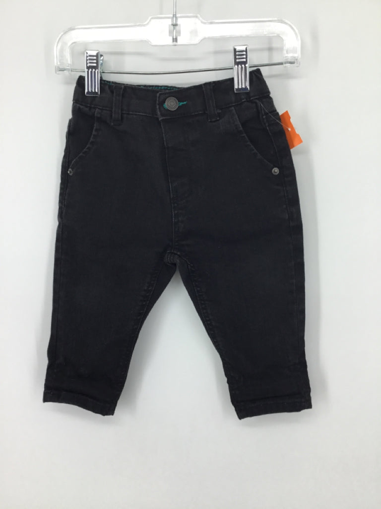 Zara Child Size 9-12 Months Black Solid Jeans - boys