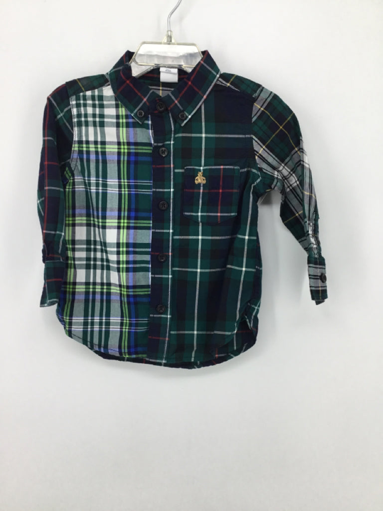 Baby Gap Child Size 12-18 Months Multi-Color Plaid Shirt - boys