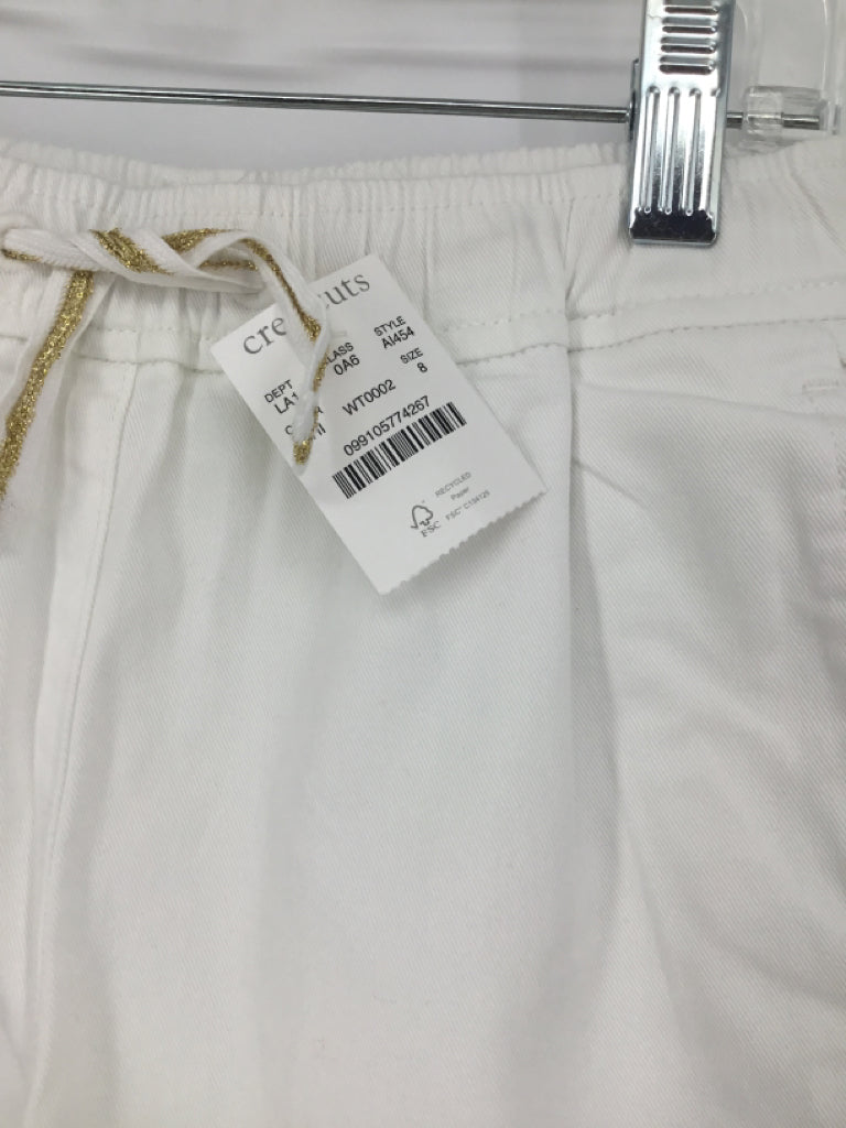 Crewcuts Child Size 8 White Shorts - girls