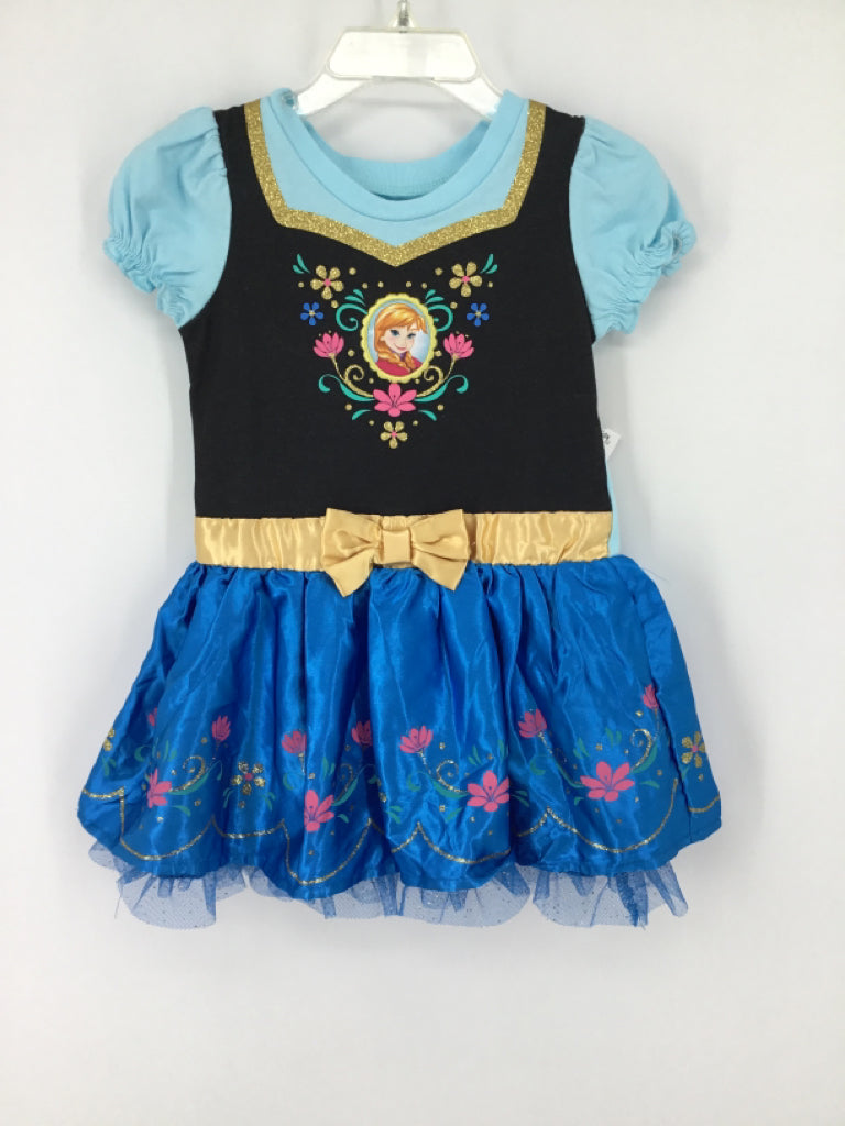 Disney Frozen Child Size 2 Blue Anna Dress-Up