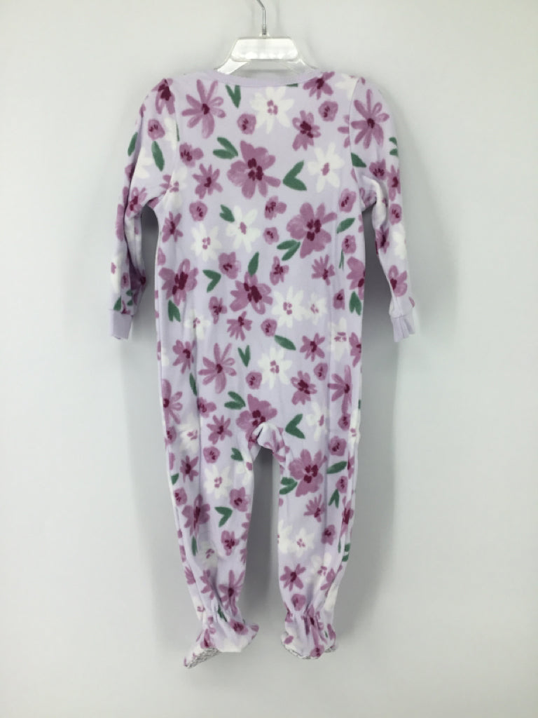 Carter's Child Size 2 Purple Sleepers