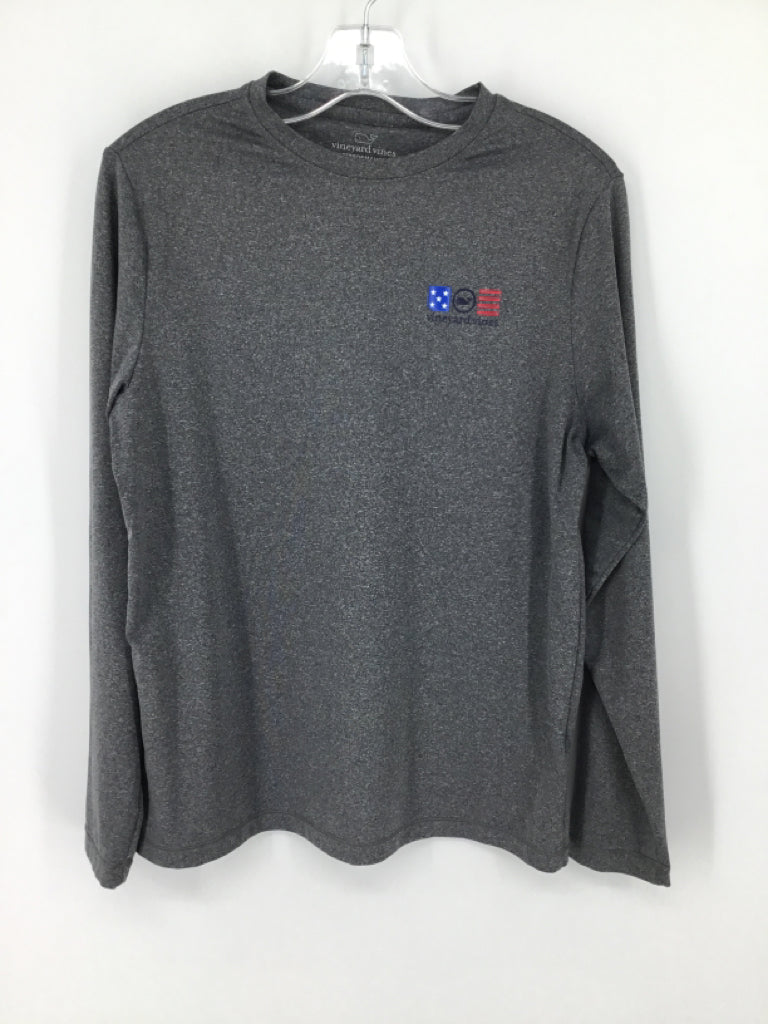 vineyard vines Child Size 8 Gray screen printed T-shirt - boys