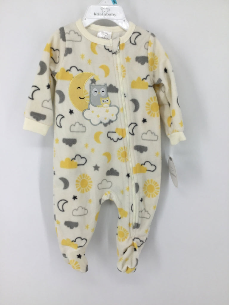 Koala Baby Child Size 3-6 Months White Sleepers