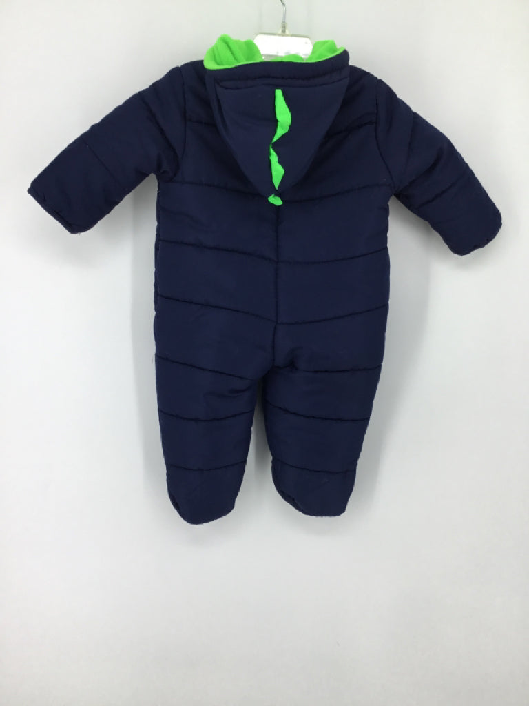 Carter's Child Size 6-9 Months Navy Solid Outerwear - boys