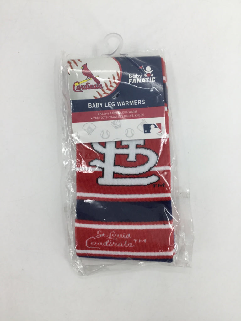 Baby Fanatic One Size Red Cardinals Bbay Leg Warmers - boys