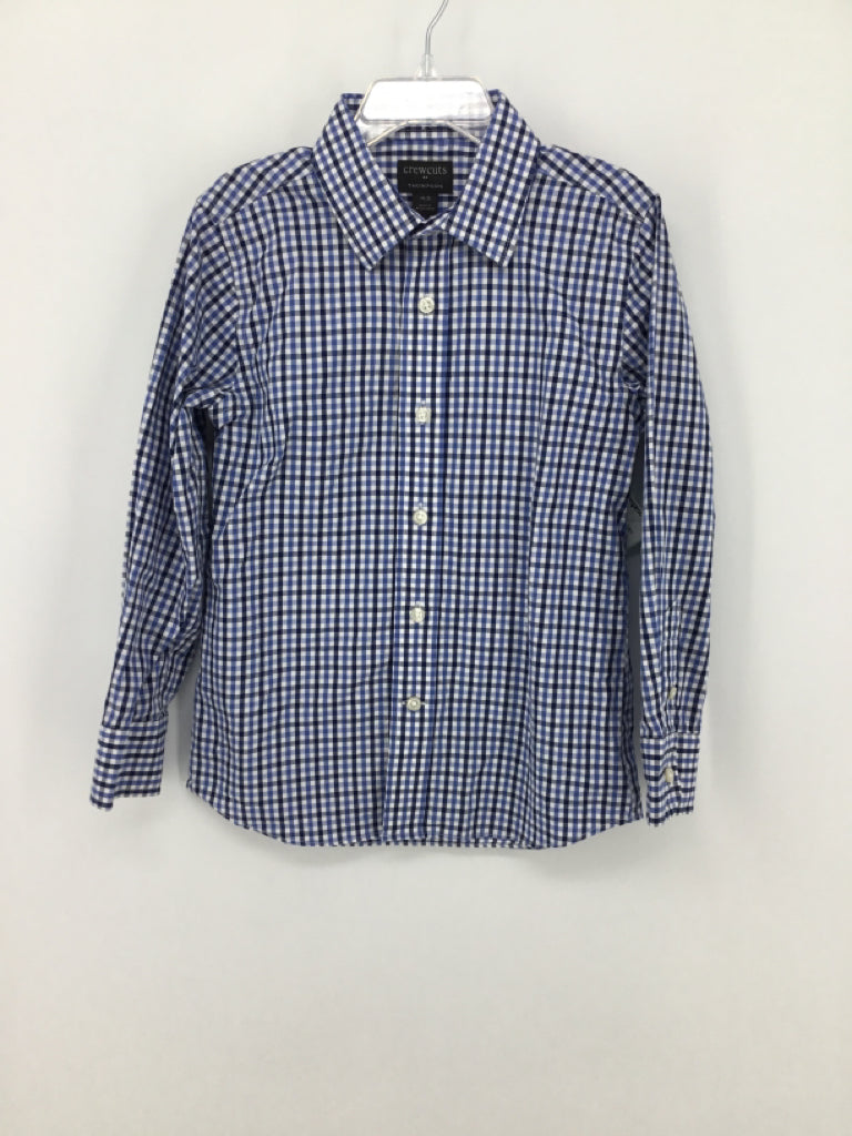 Crewcuts Child Size 4 Blue Gingham Shirt - boys