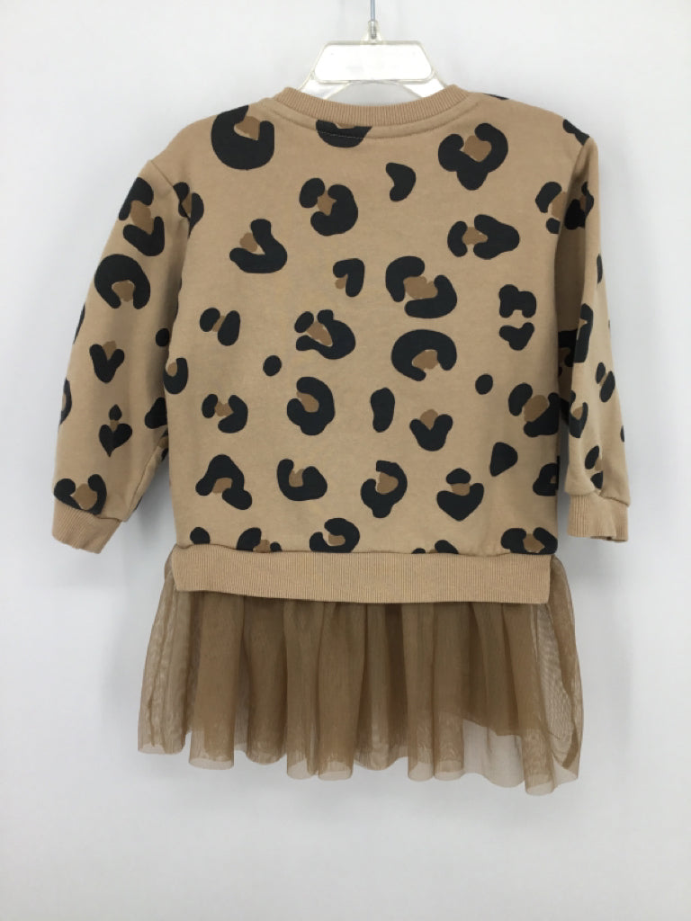 H & M Child Size 2 Tan Dress - girls