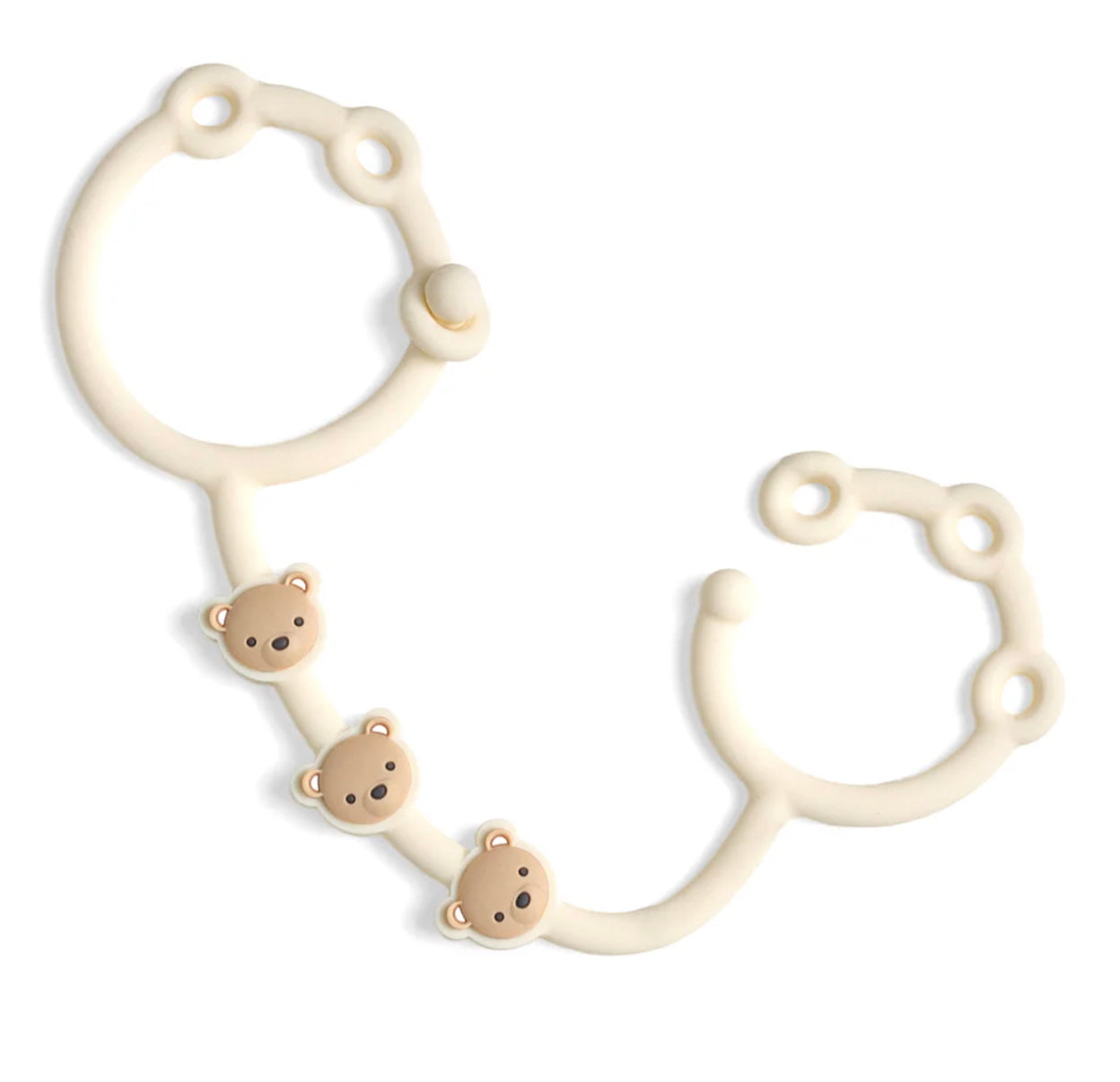 Itzy Ritzy -  Itzy Strap - Toy & Snack Cup Strap (Theo the Bear)