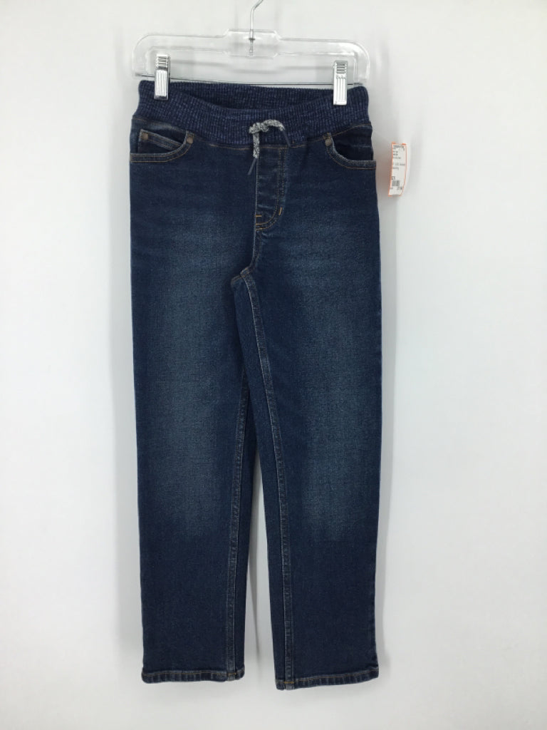 Lands' End Child Size 6 Blue Solid Jeans - boys