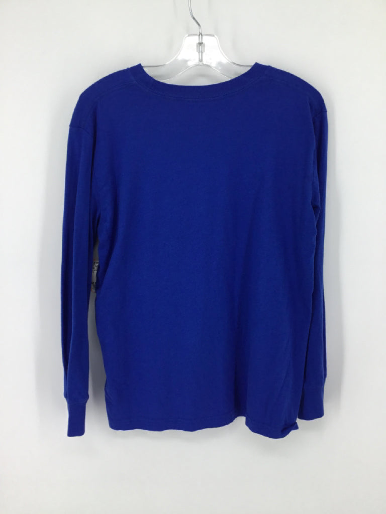 Adidas Child Size 8 Blue screen printed T-shirt - boys