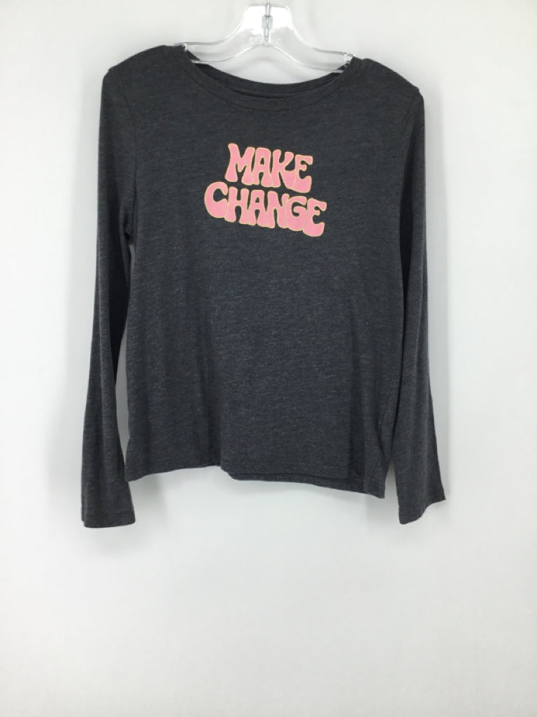 Old Navy Child Size 10 Gray T-shirt - girls