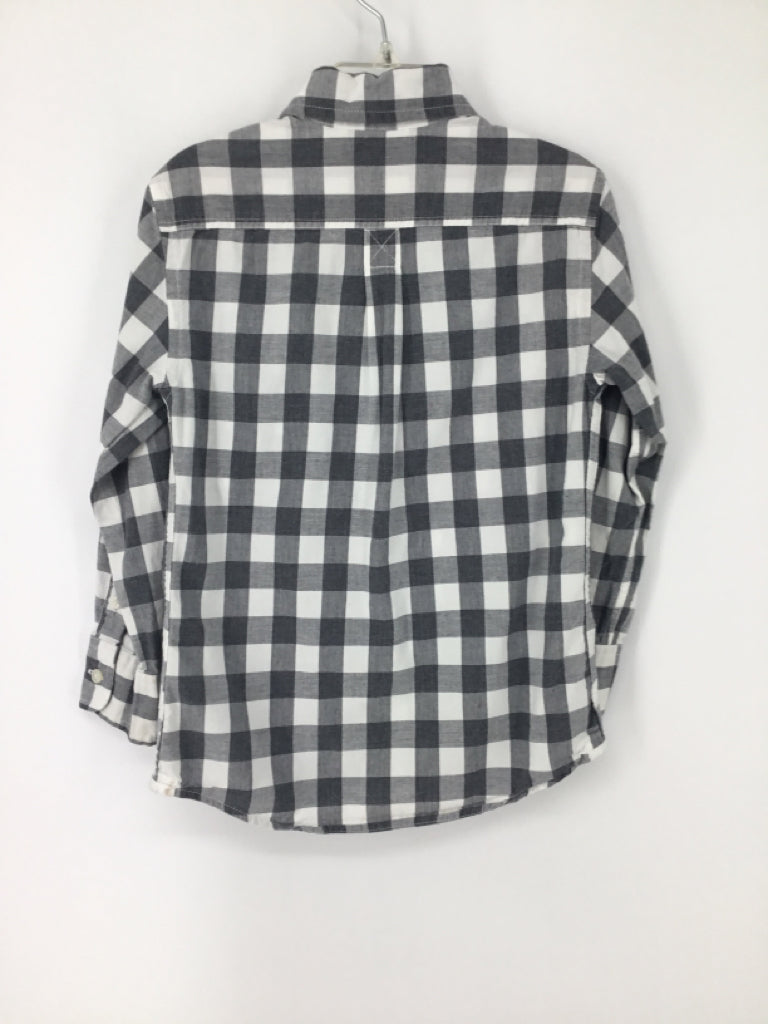 Crewcuts Child Size 4 Gray Gingham Shirt - boys