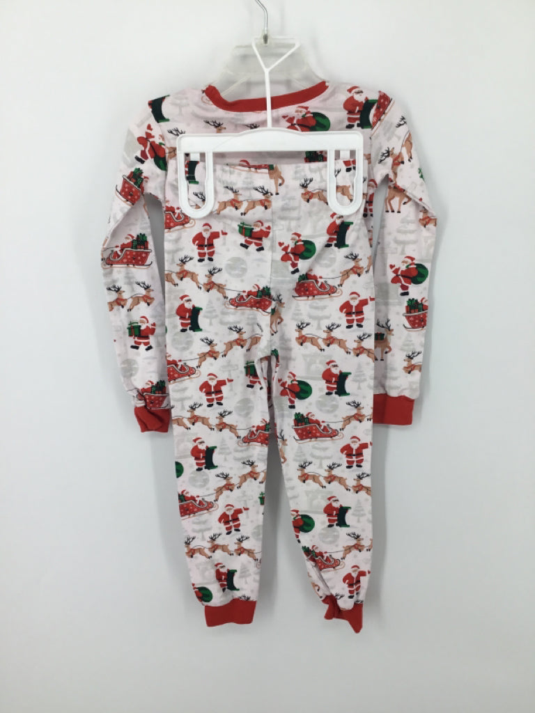 Childrens Place Child Size 4 Red Christmas Pajamas