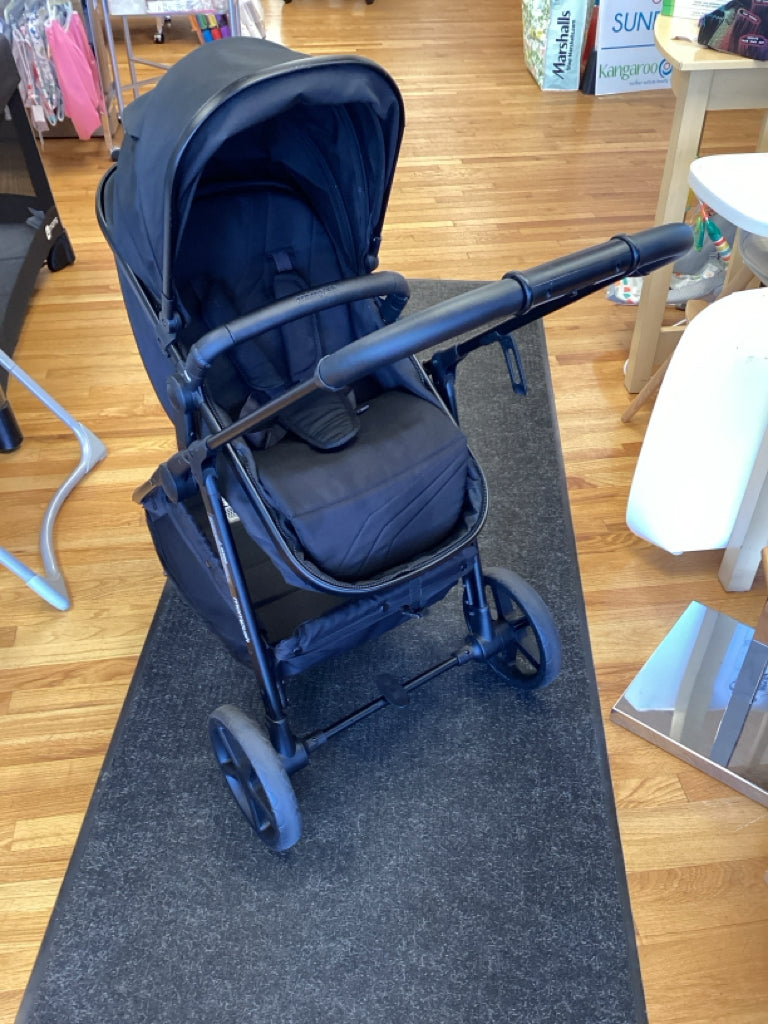 MomPush Wiz 2-in-1 Black Stroller - 2024