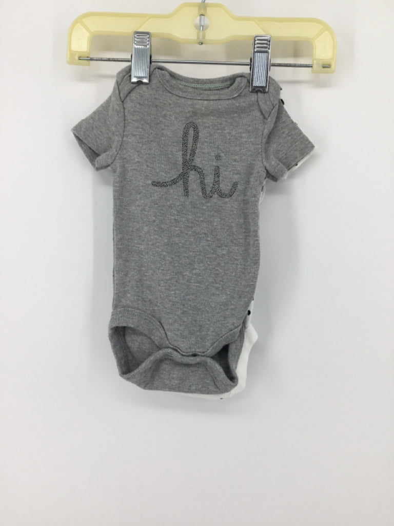 cloud island Child Size Newborn Gray Onesie