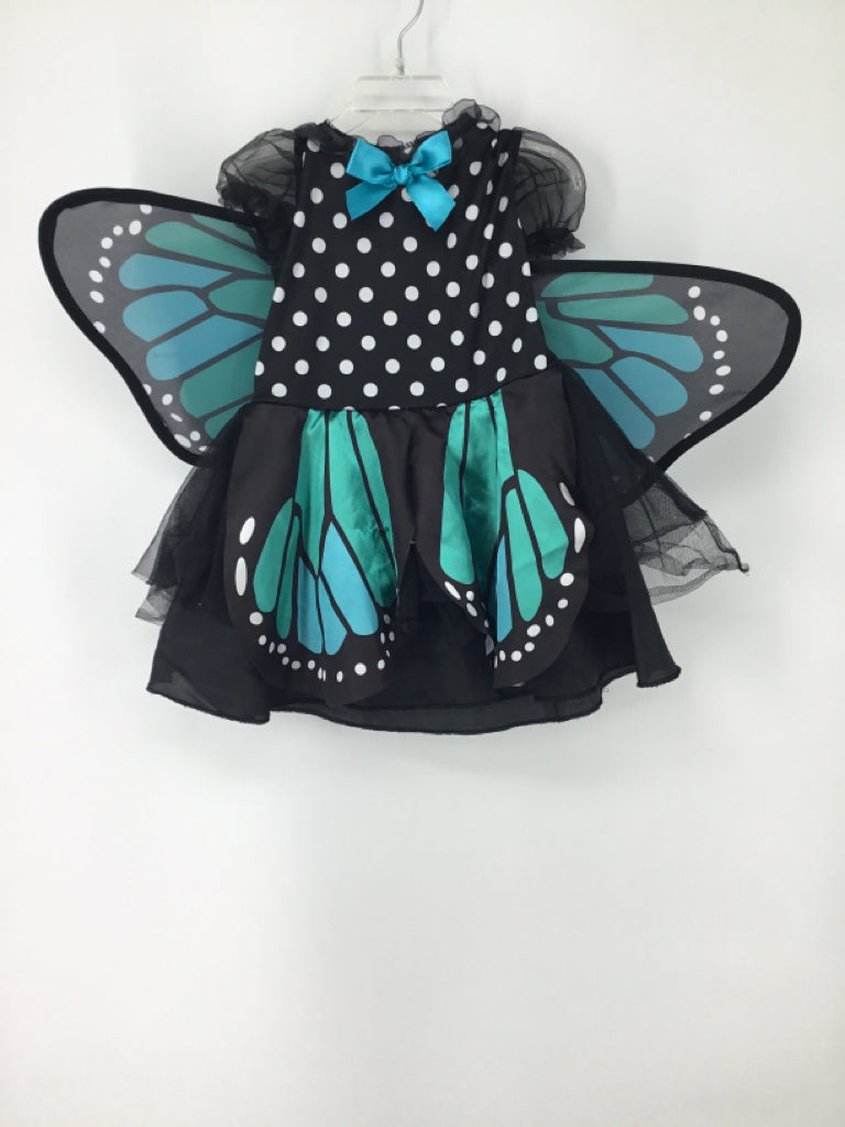 brandless Child Size 2 Black Butterfly Halloween Costume