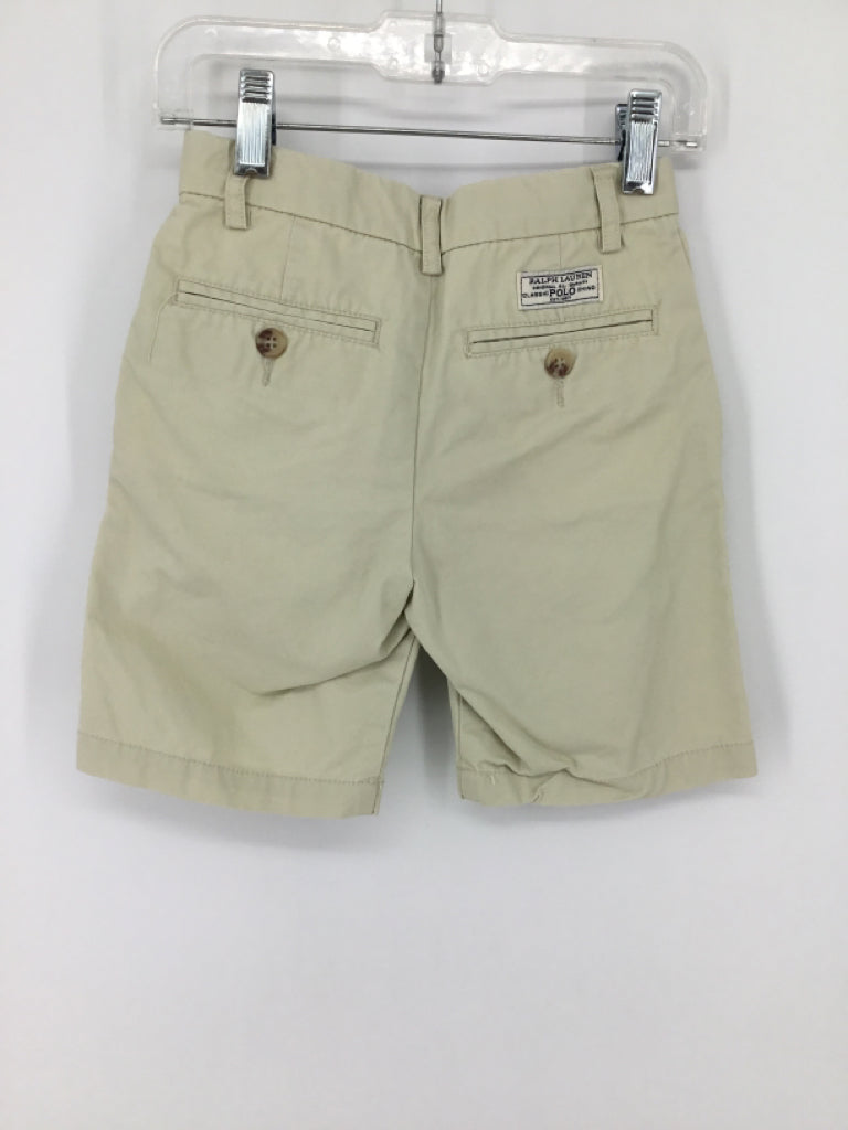 Ralph Lauren Child Size 5 Tan Solid Shorts - boys