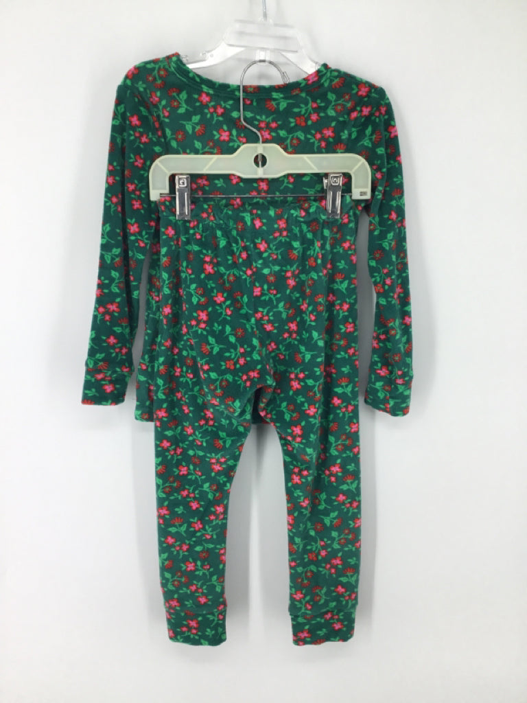 Cat & Jack Child Size 4 Green Pajamas - girls