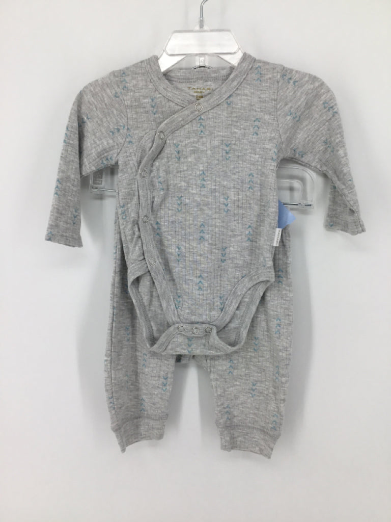 Tahari Child Size 3-6 Months Gray Print Outfit - boys