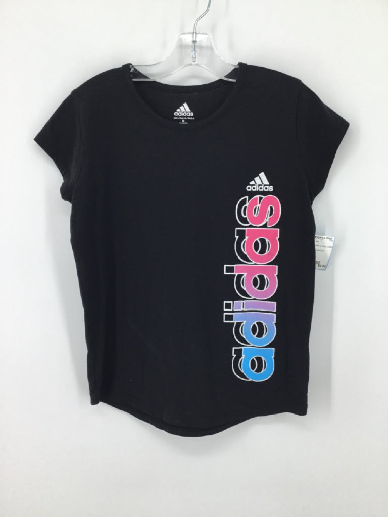 Adidas Child Size 10 Black T-shirt - girls