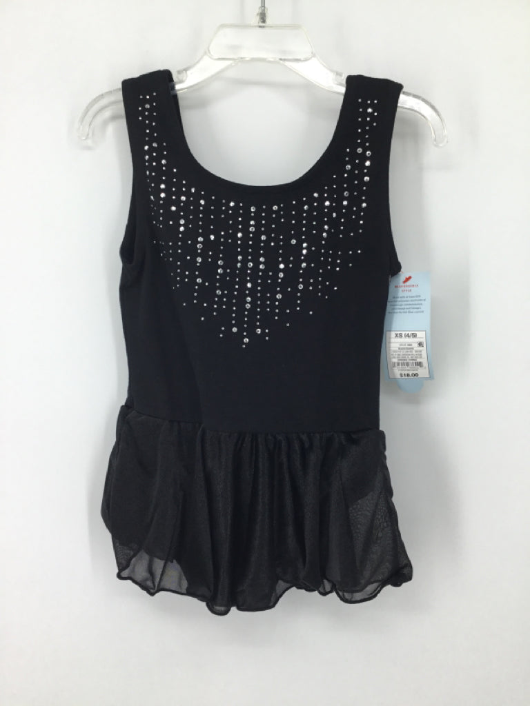 Cat & Jack Child Size 4 Black Dance - girls