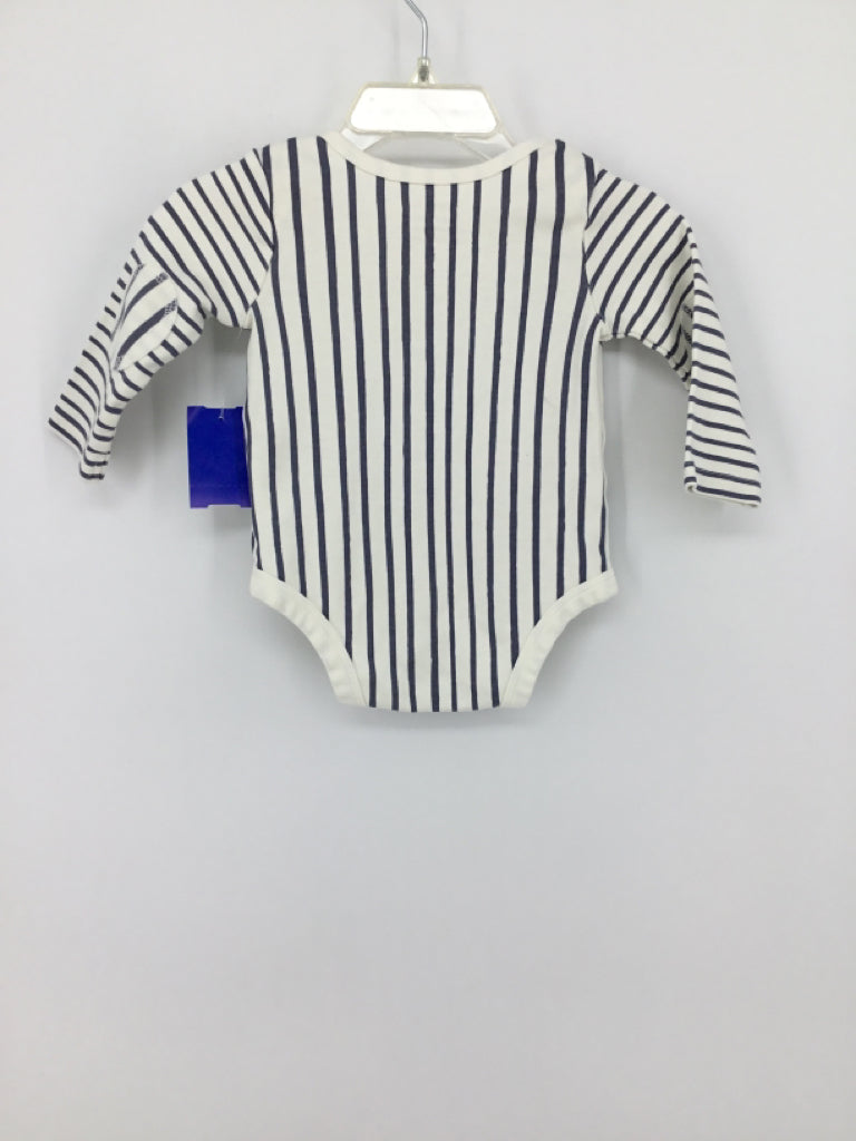 Pehr Child Size 3-6 Months Blue Onesie