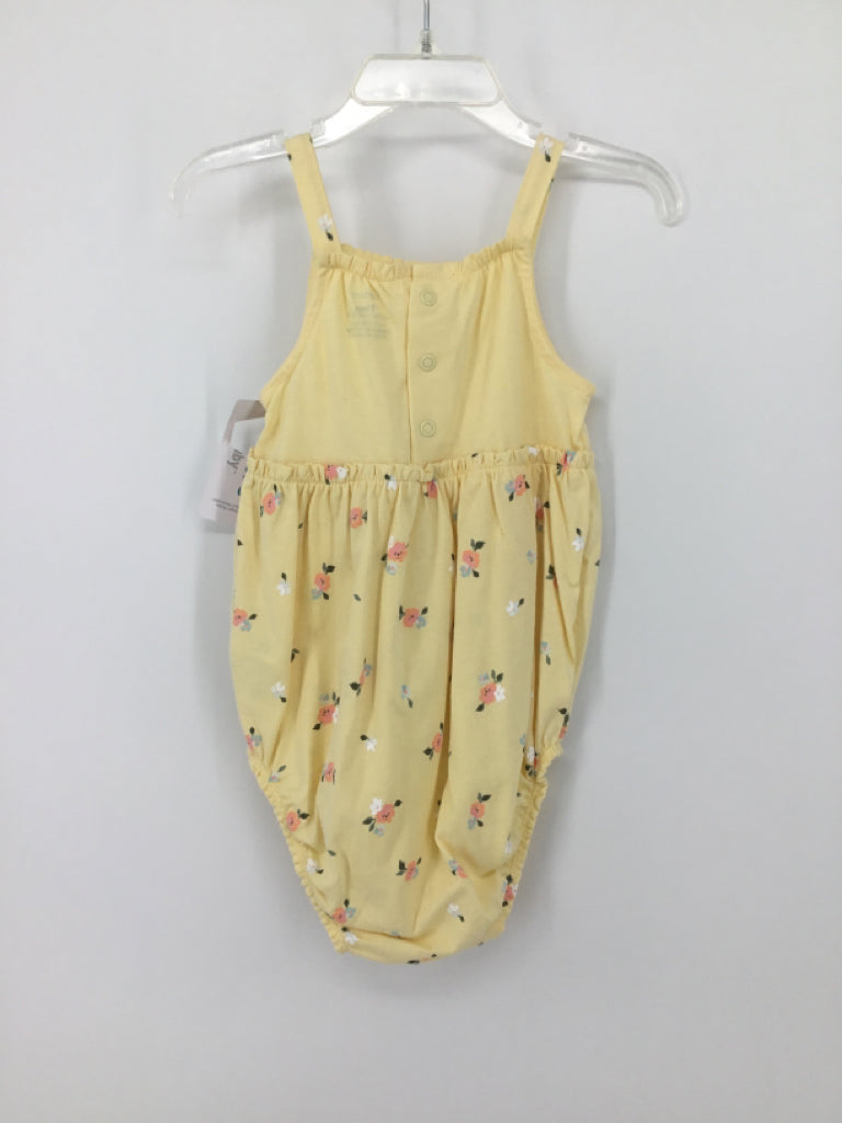 Carter's Child Size 18 Months Yellow Print Shirt - boys