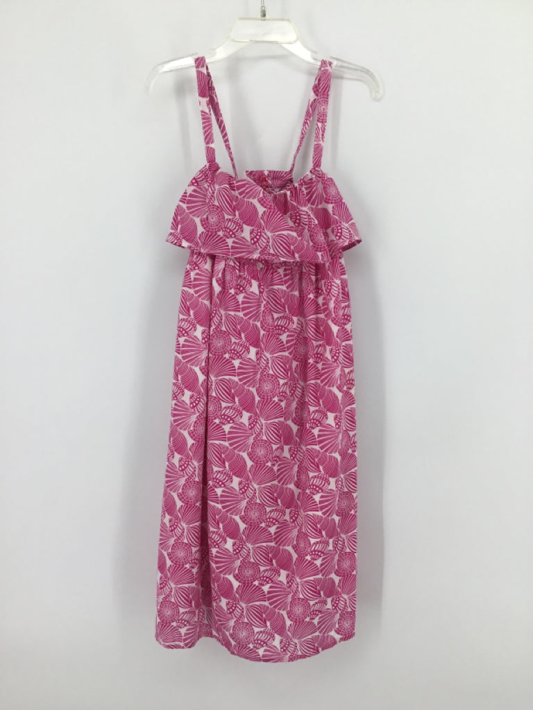 Lands' End Child Size 7 Pink Dress - girls